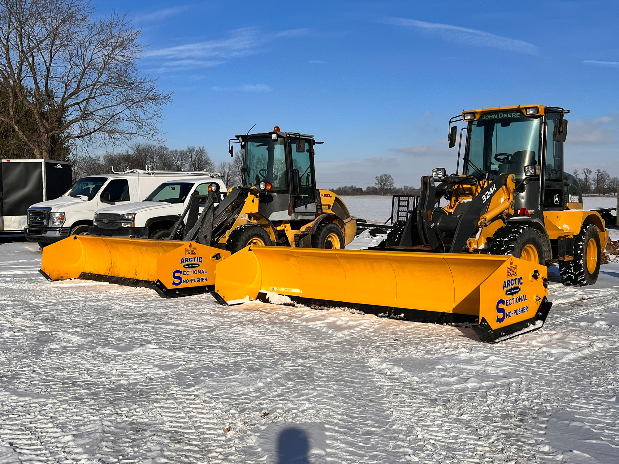 Snow removal loaders
